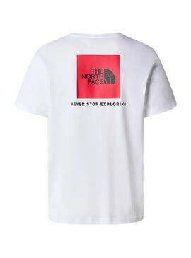 Camiseta The North Face Redbox Branco Homem