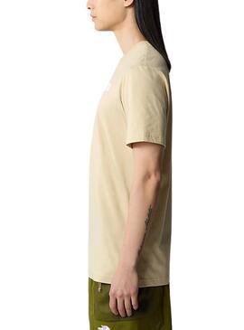 Camiseta The North Face Redbox Beige para Homem