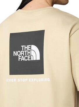 Camiseta The North Face Redbox Beige para Homem