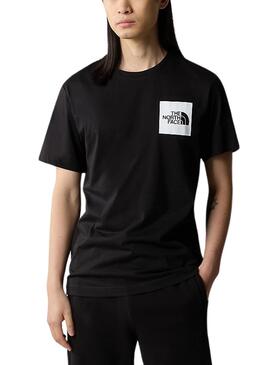 Camiseta The North Face Fine Preta Para Homem.