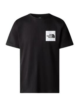 Camiseta The North Face Fine Preta Para Homem.