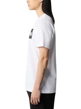 Camiseta The North Face Fine Tee Branco Homem