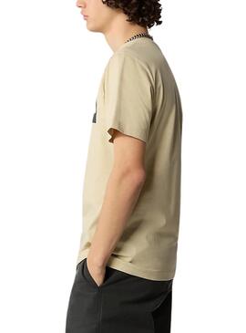 Camiseta The North Face Fine Tee Beige Homem