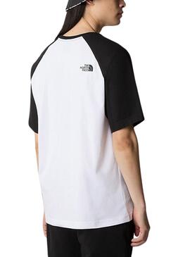 Camiseta The North Face Raglan Easy Branca Masculina