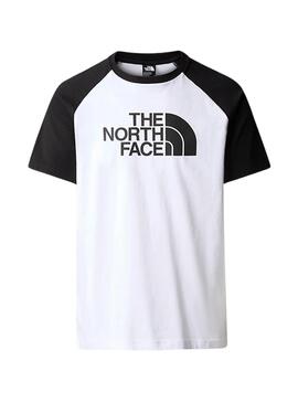 Camiseta The North Face Raglan Easy Branca Masculina