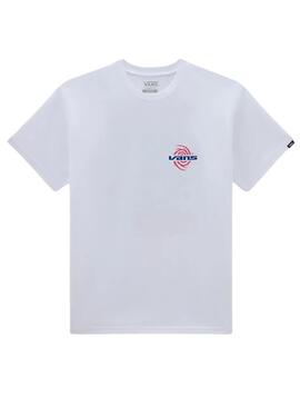 Camiseta Vans Hole Branca para Homem