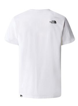 Camiseta The North Face Simple Dome Branco Homem