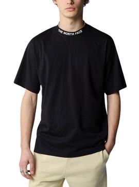 Camiseta The North Face Zumu Relaxada Negra Homem