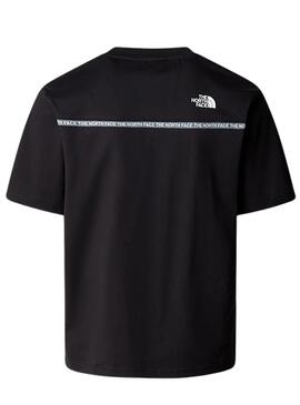 Camiseta The North Face Zumu Relaxada Negra Homem