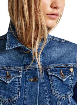 Jaqueta jeans Pepe Jeans Thrift HT7 para mulher