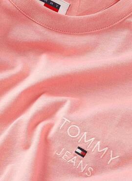 Camisa Tommy Jeans Corp Rosa para Homem