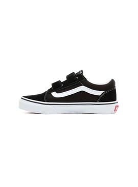 Sapatilhas Vans Old Skool Black Velcro Menina e Me