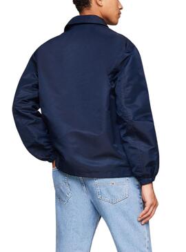 Jaqueta Tommy Jeans Coach Marinho para Homem.