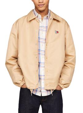 Jaqueta Tommy Jeans Coach Bege para Homem