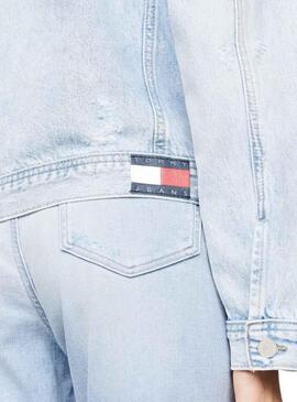 Casaco Tommy Jeans Mom Azul para Mulher
