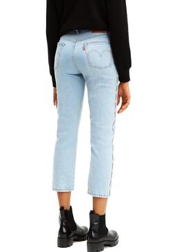 Jeans Levis 501 Crop Dibs Mulher