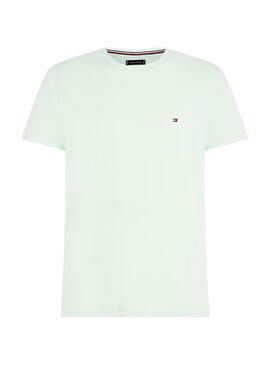 Camiseta Tommy Hilfiger Stretch Verde para Homem.