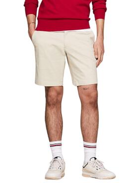 Bermudas Tommy Hilfiger Brooklyn Bege para homens