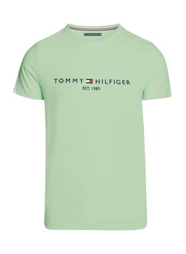 Camisa Tommy Hilfiger Mint Logo para Homem