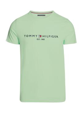 Camisa Tommy Hilfiger Mint Logo para Homem