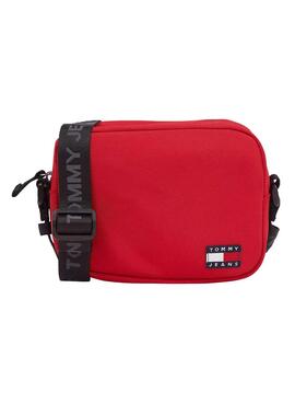 Bolsa Tommy Jeans Essential Crossover Vermelha Mulher