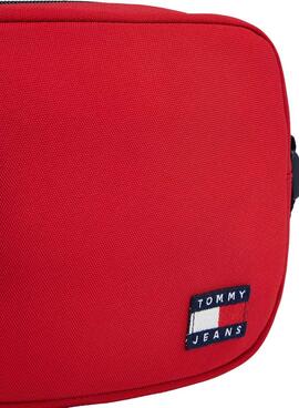 Bolsa Tommy Jeans Essential Crossover Vermelha Mulher