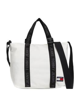 Bolsa Tommy Jeans Mini Tote Essential Branca Mulher