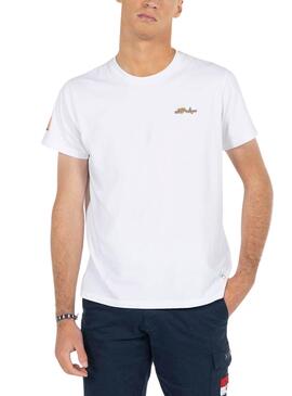 Camiseta O Pulto Logo Formas Branco Homem