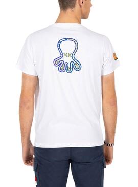 Camiseta O Pulto Logo Formas Branco Homem