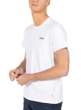 Camiseta O Pulto Logo Formas Branco Homem