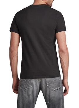 Camiseta G-Star Base Preto para Homem.