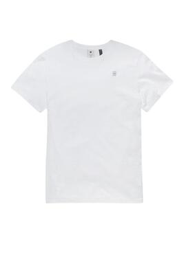 Camiseta G-Star Base Branca para Homem.