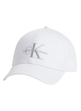 Boné Calvin Klein Monograma Branco