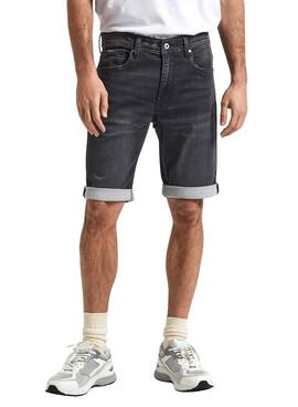 Bermuda Pepe Jeans Gymdigo Preto para Homem.