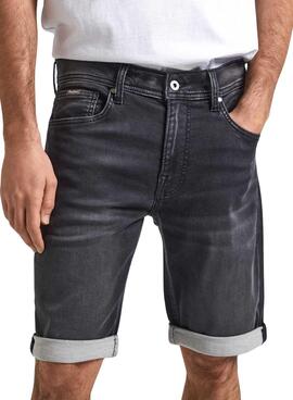 Bermuda Pepe Jeans Gymdigo Preto para Homem.