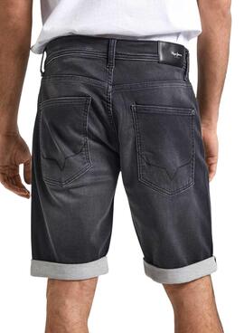 Bermuda Pepe Jeans Gymdigo Preto para Homem.