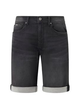 Bermuda Pepe Jeans Gymdigo Preto para Homem.