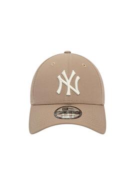 Boné New Era New York Yankees League 9FORTY Bege