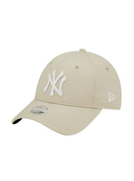 Boné New Era New York Yankees League W Bege