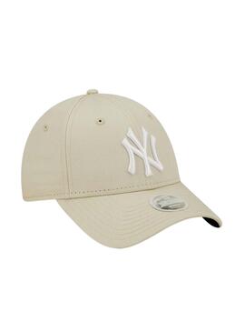 Boné New Era New York Yankees League W Bege