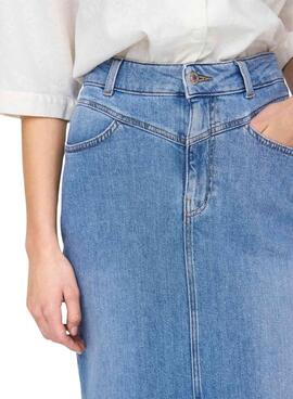 Saia Only Mylah Denim Médio para Mulher