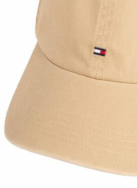 Boné Tommy Hilfiger Flag Soft Tostado Para Homem