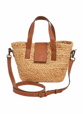 Bolsa Pepe Jeans Phebi Soleil Camel para Mulher