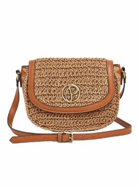 Bolsa Pepe Jeans Jade Quincy Camel para mulher