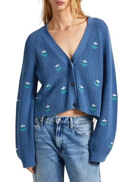 Jaqueta Pepe Jeans Greer Azul para Mulher