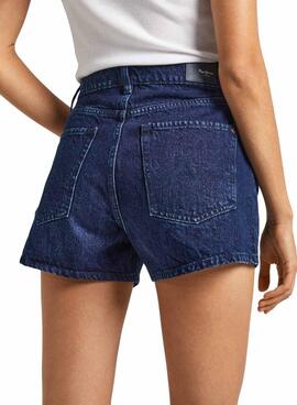 Shorts Jeans Pepe Jeans A-Line curta para mulher.