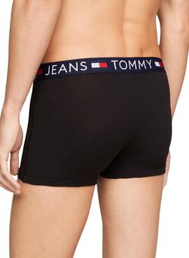 Pacote 3 Cuecas Tommy Jeans Essential Preto