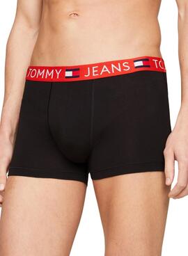 Pacote 3 Cuecas Tommy Jeans Essential Preto