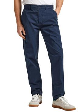 Calça Pepe Jeans Slim Chino Marinho para Homem