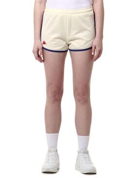 Shorts Kappa Losille Beige para Mulher